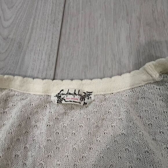 Free people womens cream top size xs - Picture 5 of 6